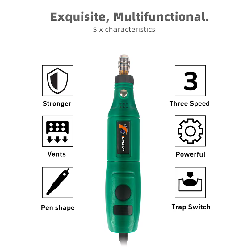 Tungfull 12v baveurs et graveurs perceuse graveur Mini outil rotatif