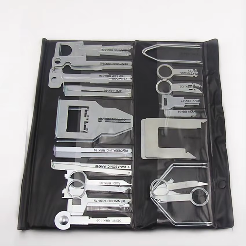 38 pièces/ensemble outil de démontage Audio automatique нар ради® Kit d'outils de clé de retrait de Radio stéréo de