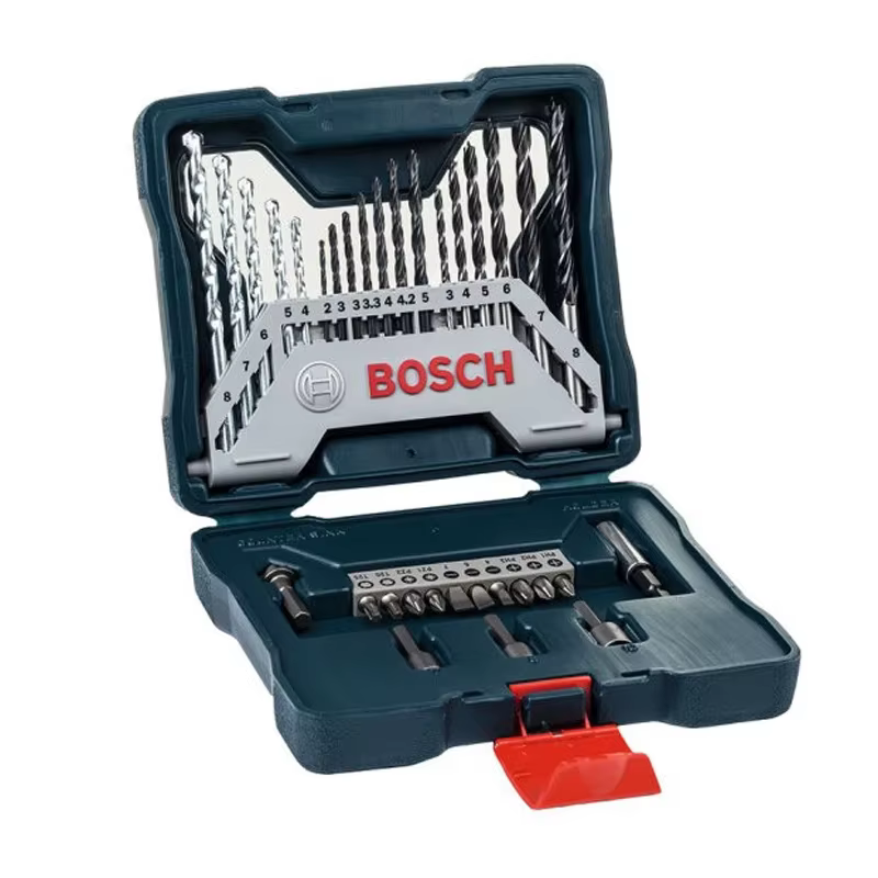 Bosch perceuse hélicoïdale combinée de 33 pièces foret à métal