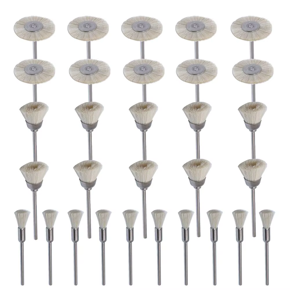 Ensemble de brosses métalliques en Nylon souple