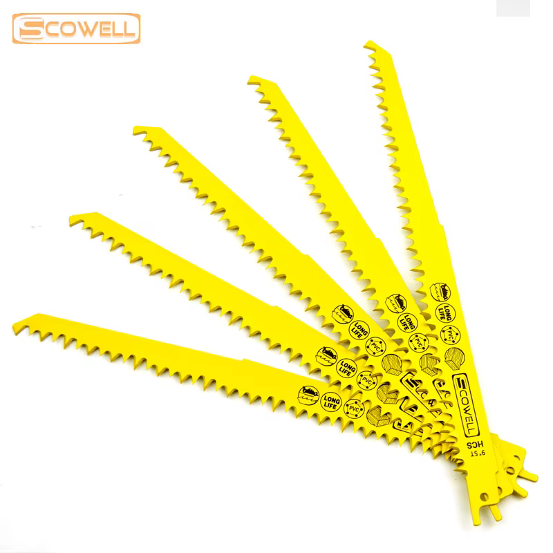 SCOWELL 9 "pouces 5TPI lames de scie sabre alternative
