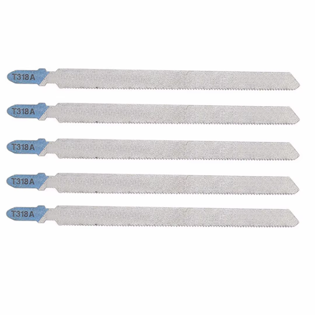 Lames de scie sauteuse extra longues incurvées T318A HCS