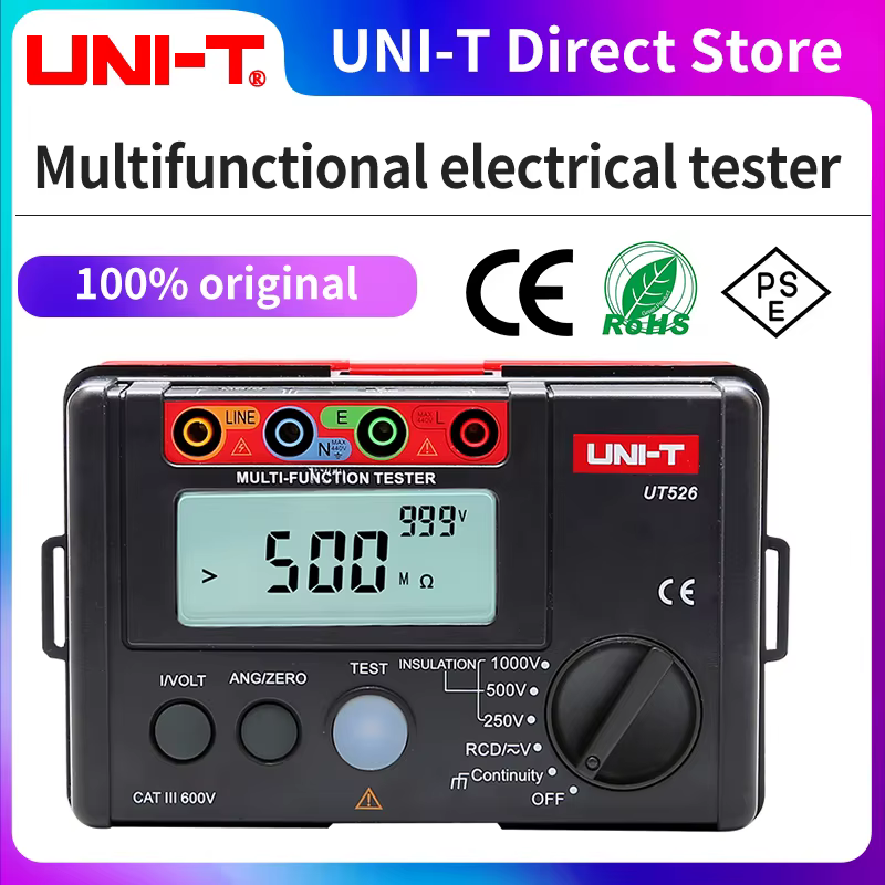T Compteur électrique numérique multifonction UT526