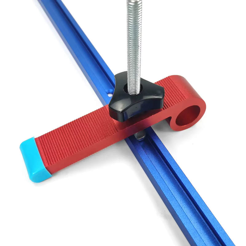 T-track t-slot onglet piste gabarit T vis fixation fente 19x9.5mm Table de scie routeur 300-800MM Rail de goulotte outil de travail du bois