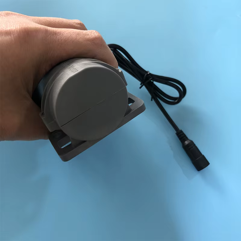 Mini moteur vibrant Portable 12V/24V 3800 tr/min 10W pour systèmes d'avertissement lit de Massage vibrateur de régulation de vitesse (avec alimentation)