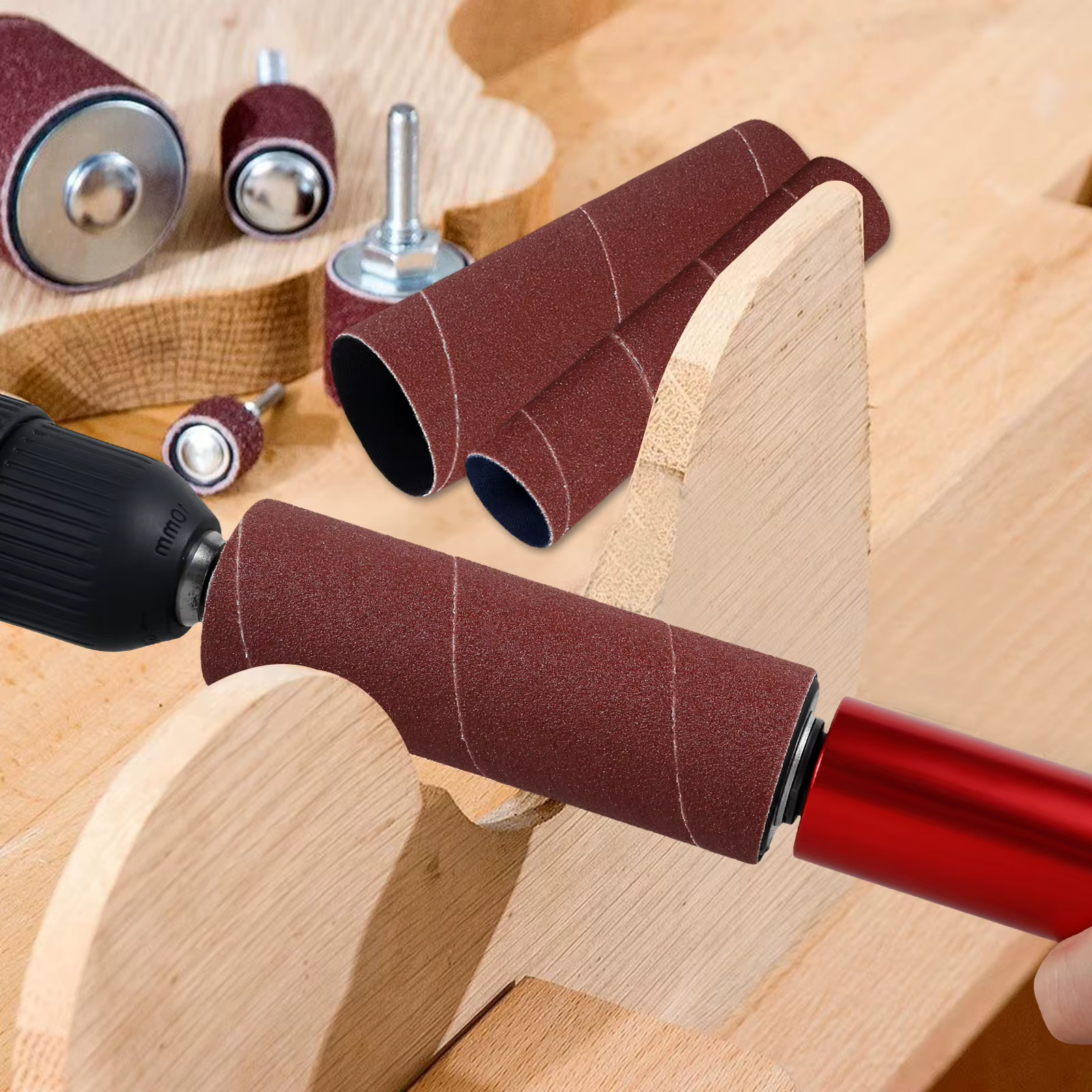 Jeu de ponceuses à tambour
