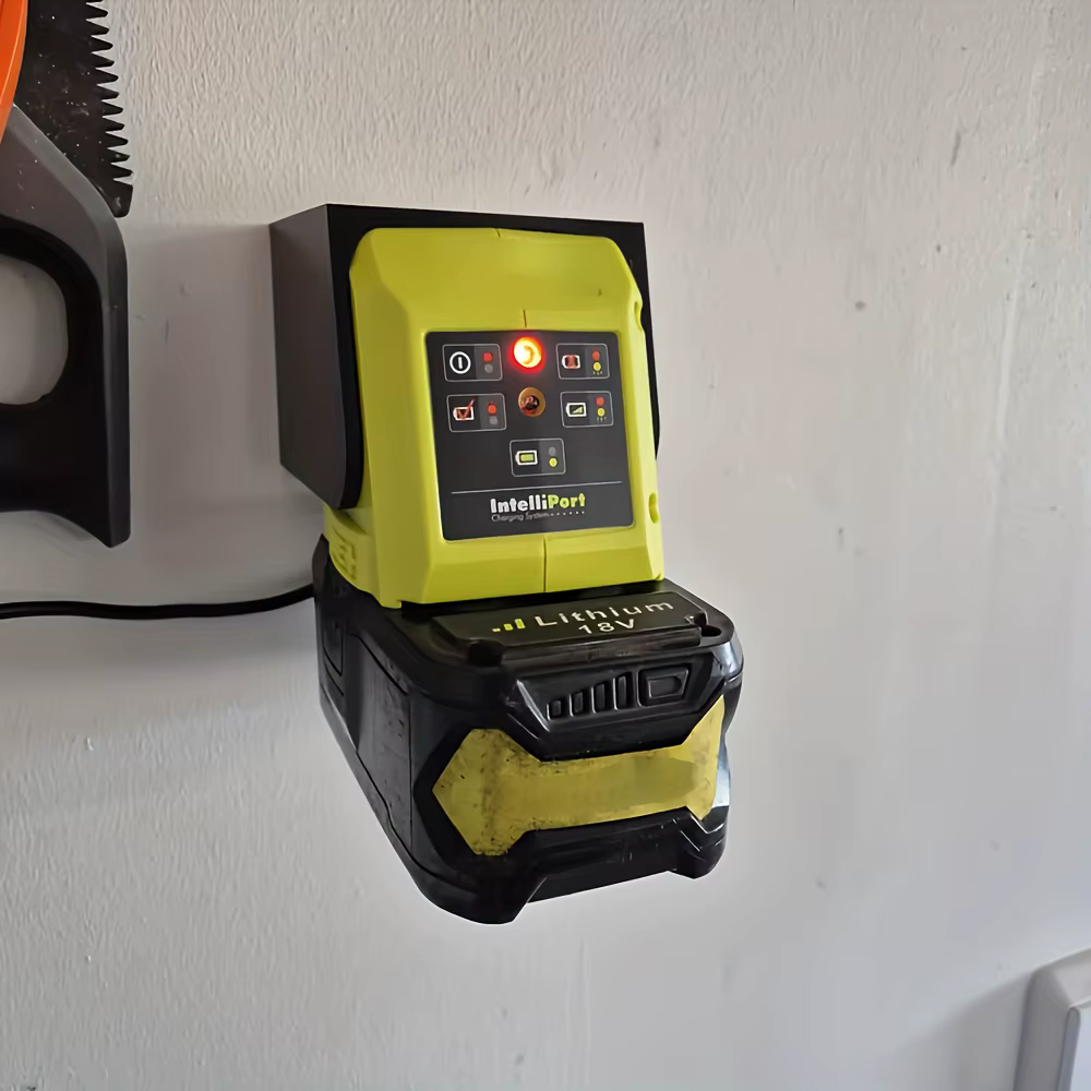 Support de rangement mural pour chargeur Ryobi RC18115