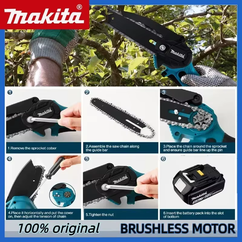 Scie à chaîne Makita de 6 pouces