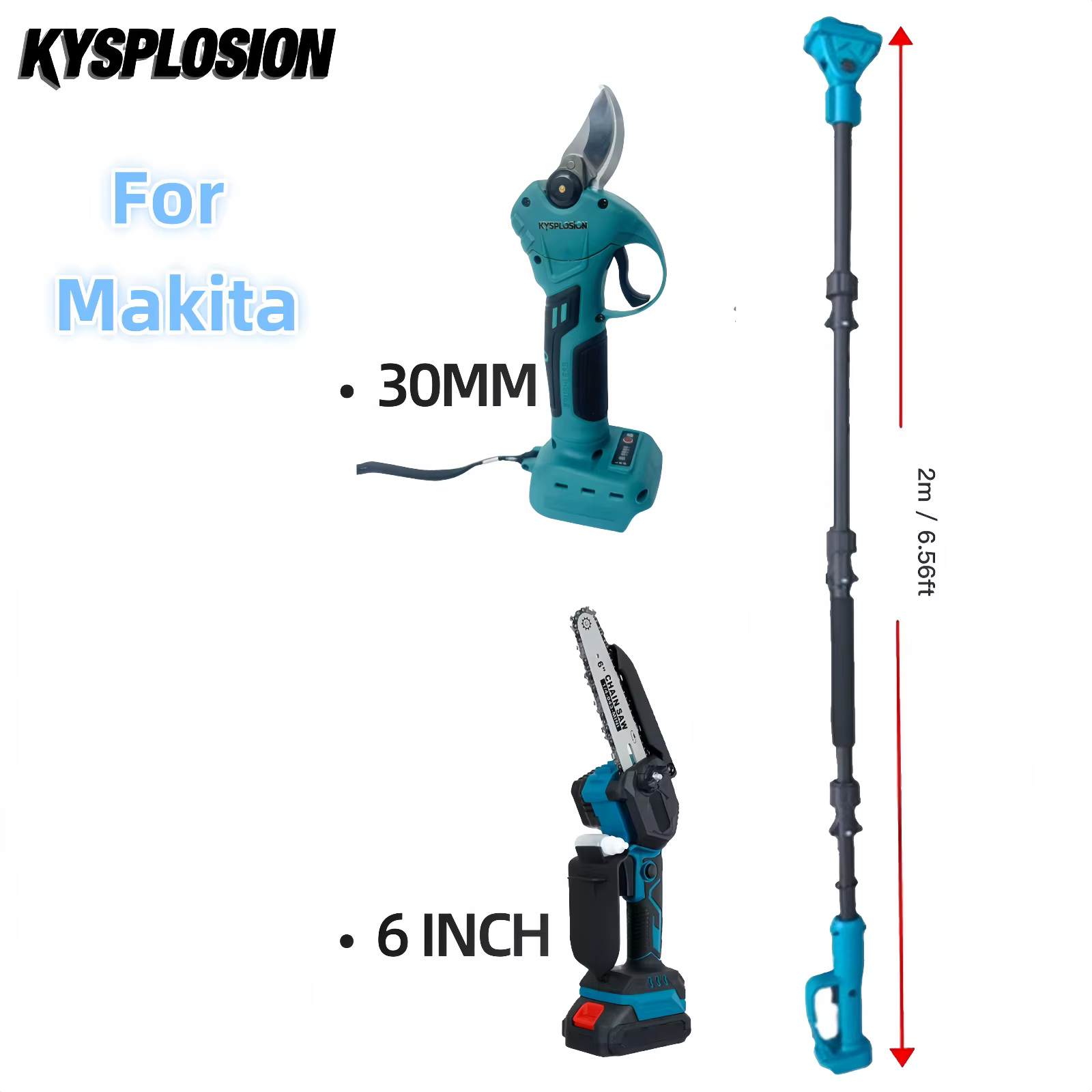 Makita – Kit d'outils de taille électrique sans fil