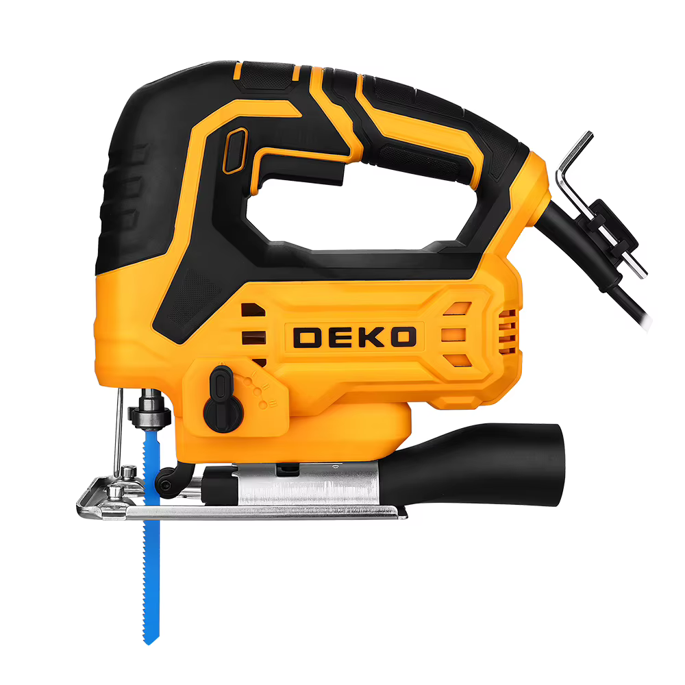 550W JIG SAW DEKO 220V outils électriques pour le travail du bois scie électrique avec règle de guidage lame