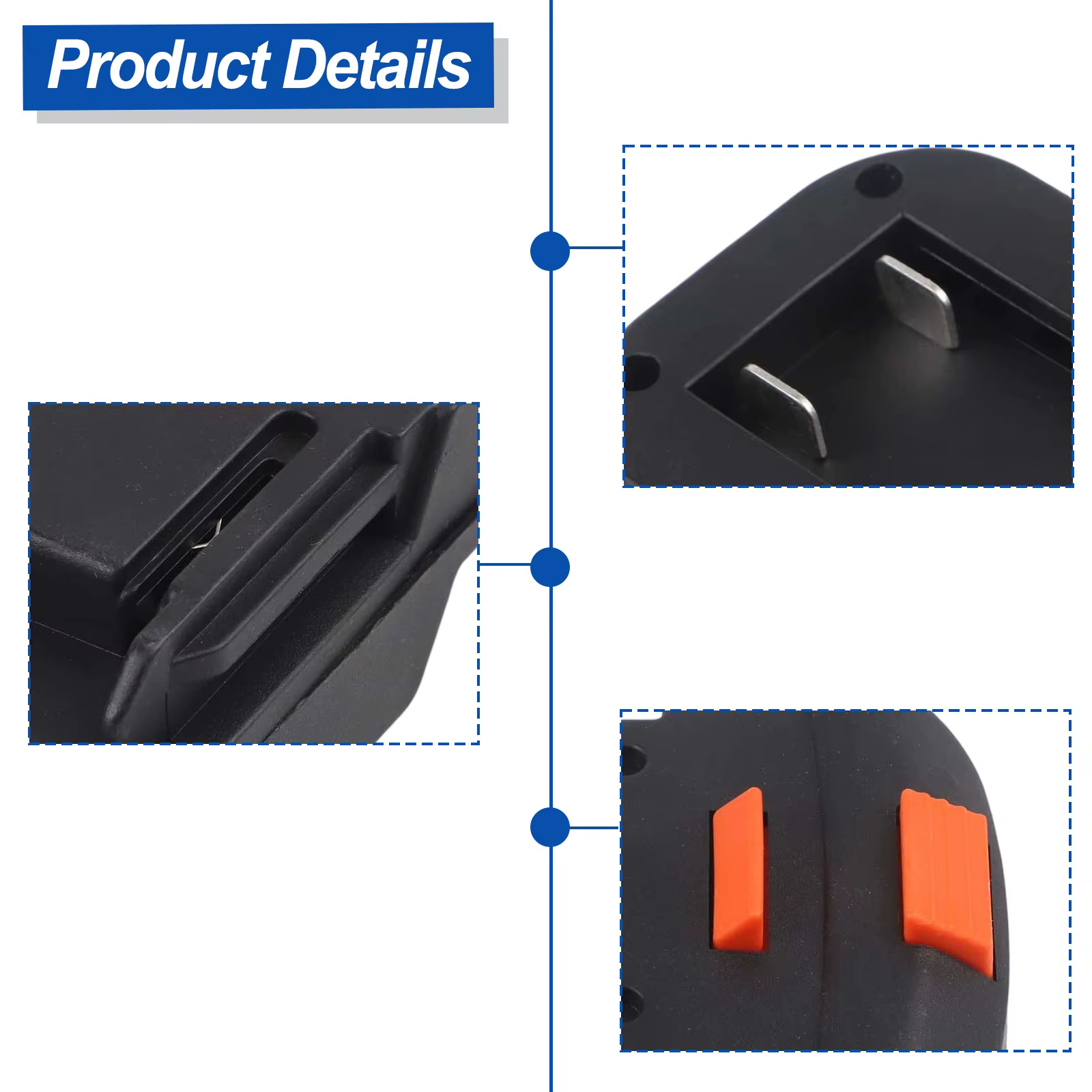 Adaptateur de batterie pour outils électriques sans fil