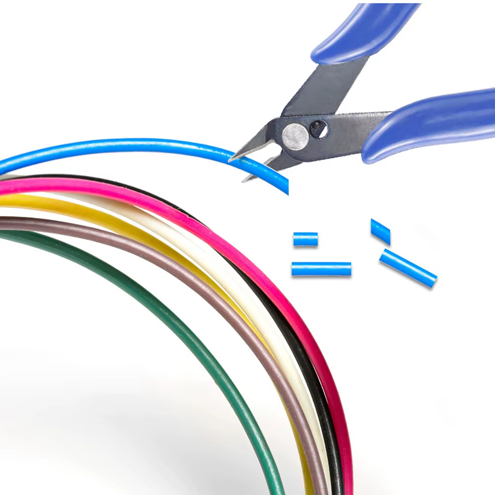 Pince coupante diagonale en plastique pour électricien