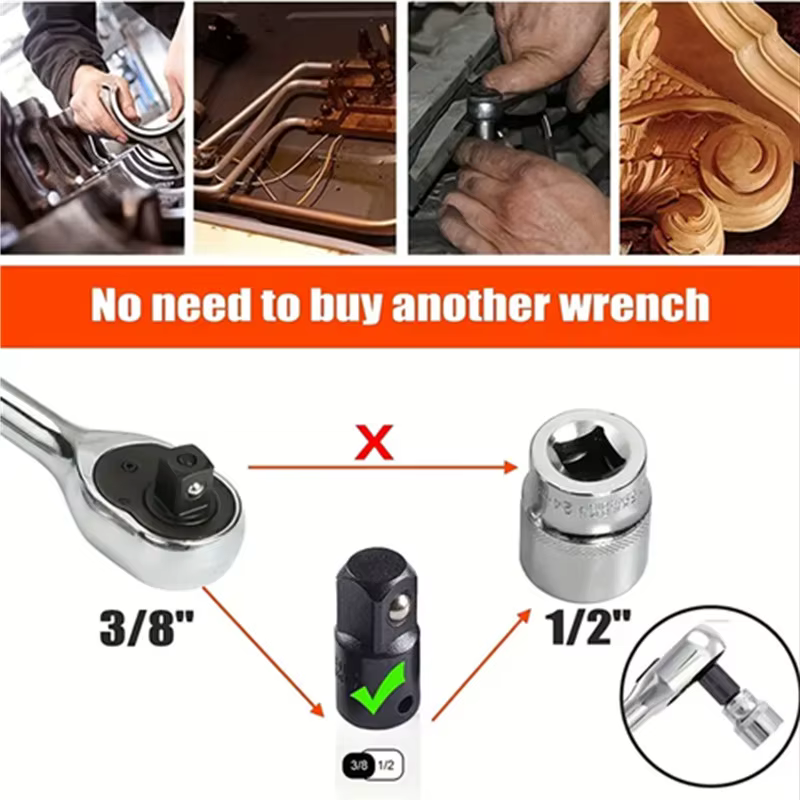 Adaptateur de douille à percussion et réducteur