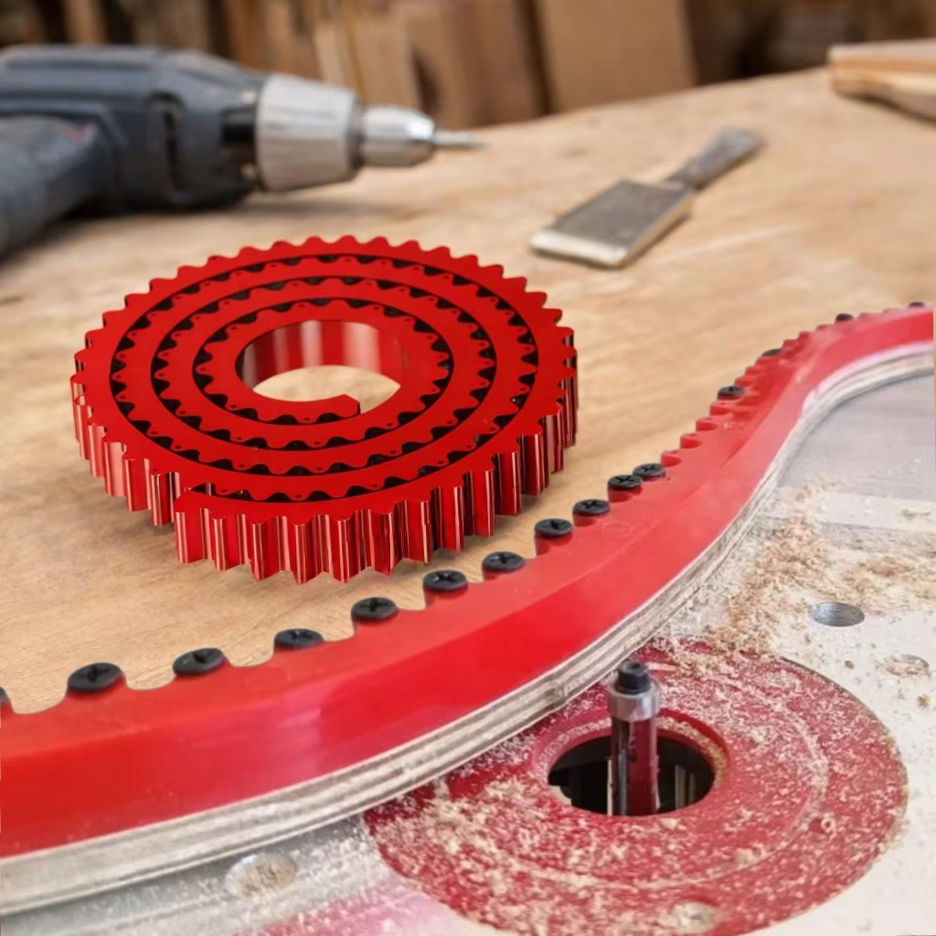 Outil de traçage de contour flexible pour le travail du bois