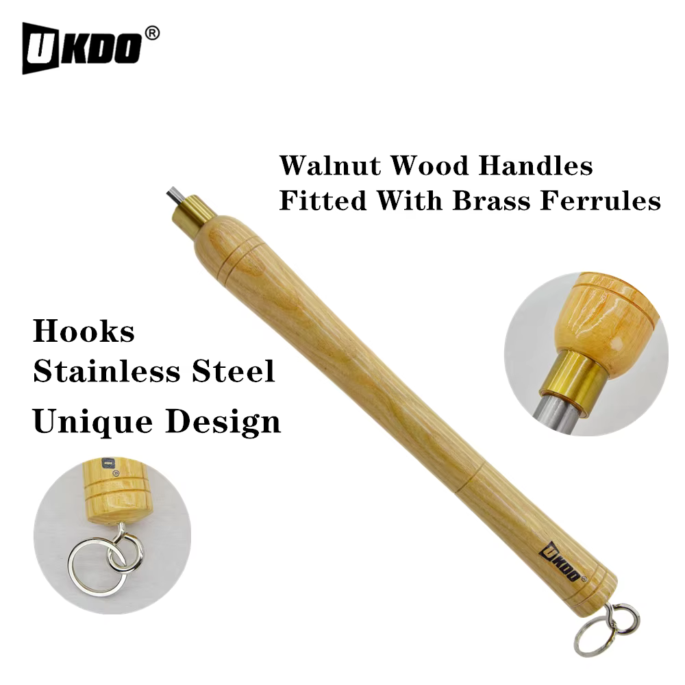 UCDO 16mm outils de tournage du bois broche Gouge HSS V en forme de flûte