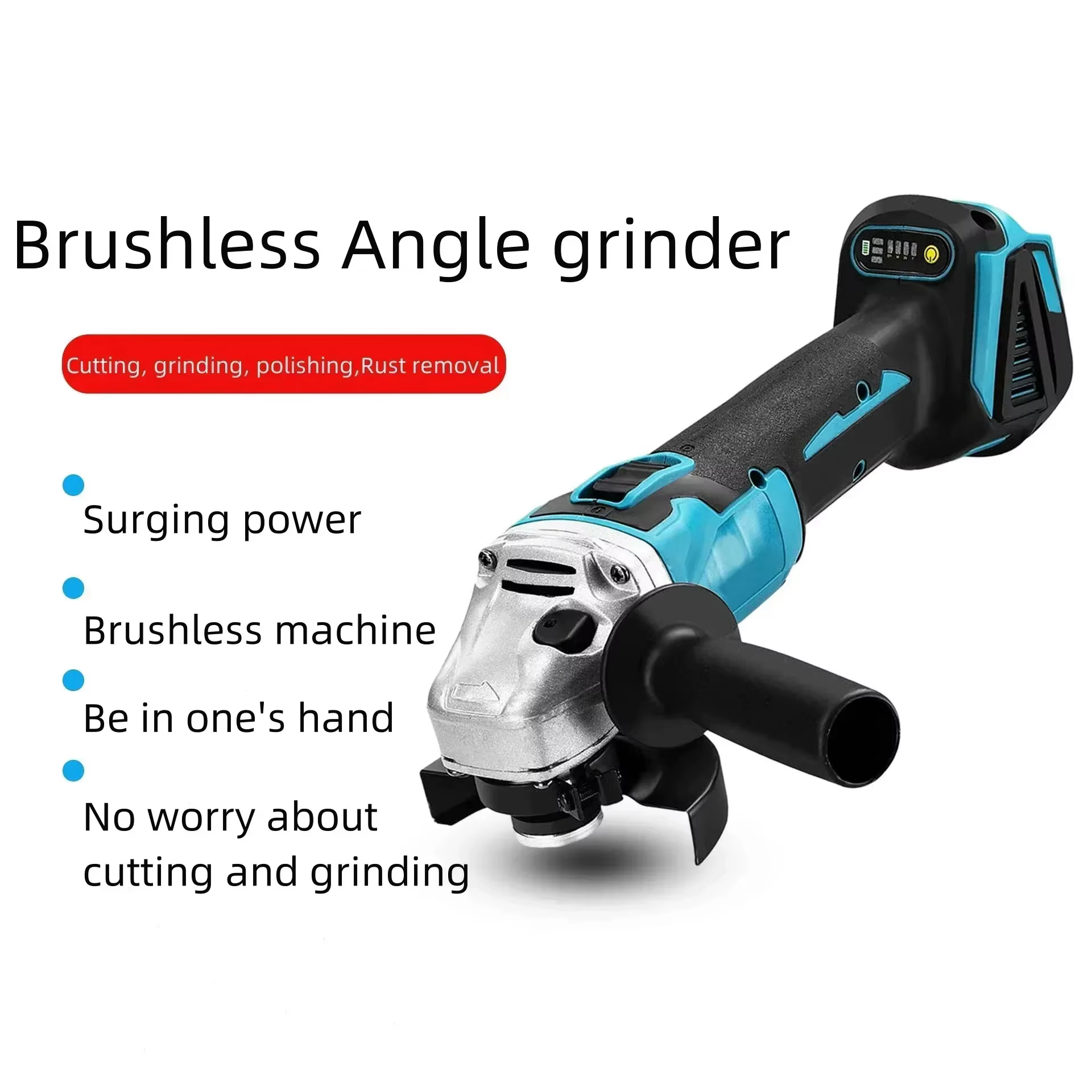 Meuleuse d'angle sans fil Makita DGA404 à 4 vitesses | Outil électrique sans fil 18V LXT pour la découpe et le