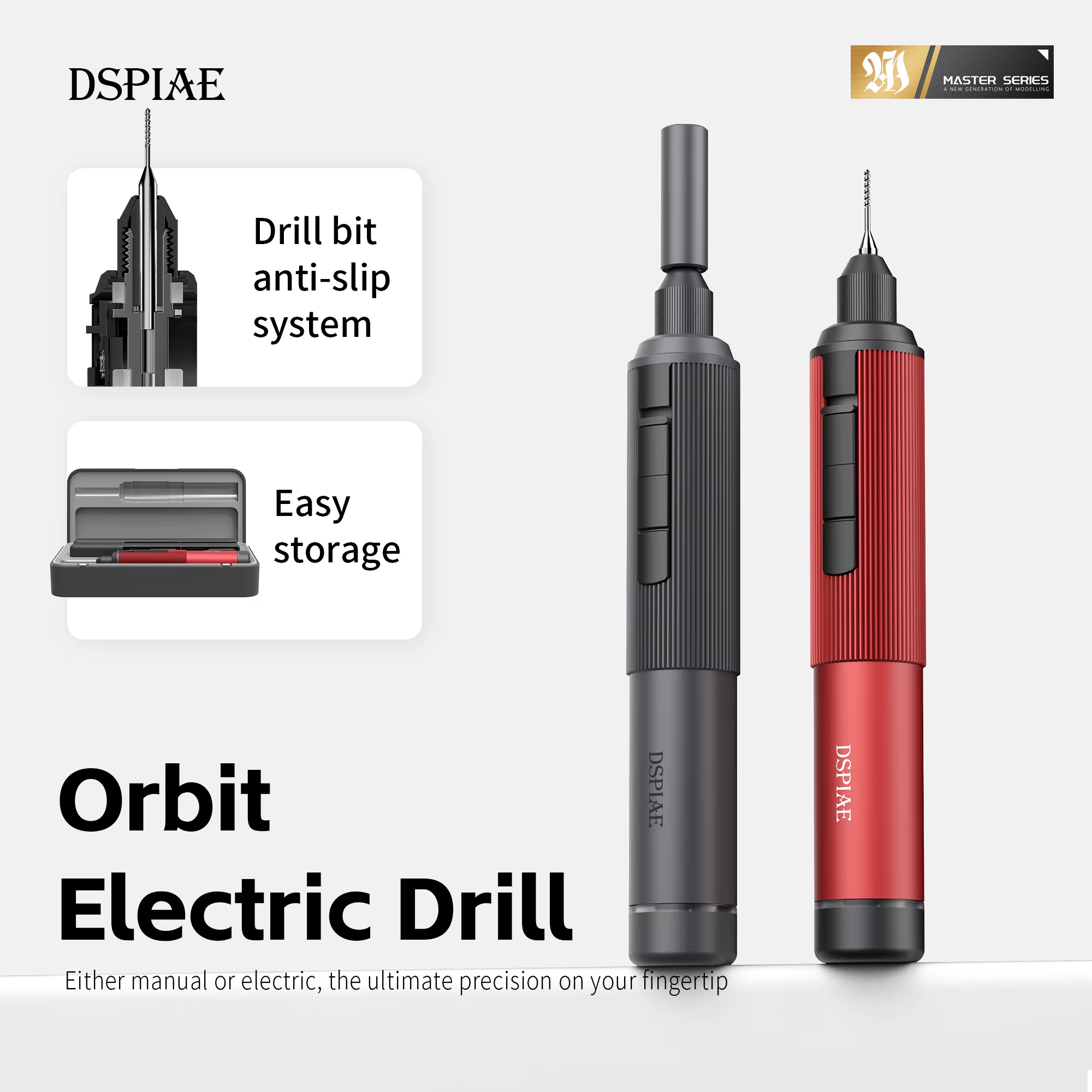 DSPIAE AT-ED01 Perceuse électrique à mouvement orbital pour plastique