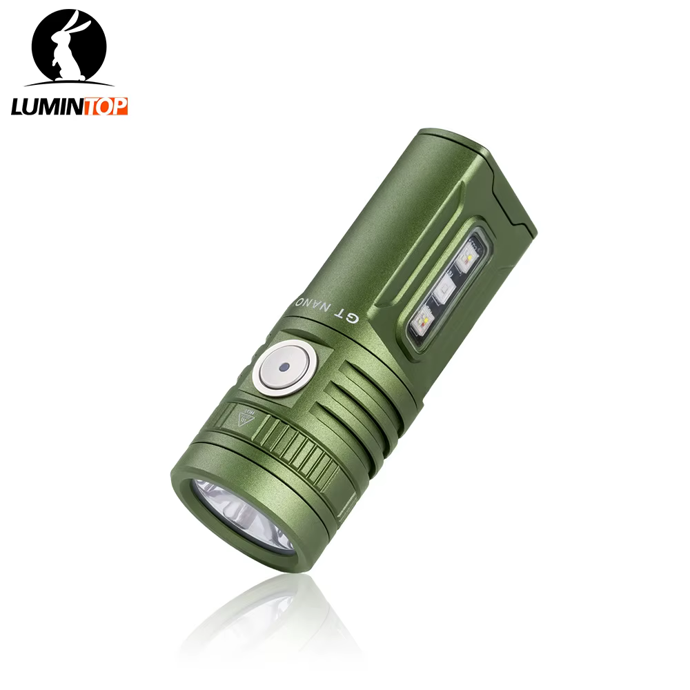 Mini lampe de poche multifonction avec LED UV RGB Lumintop GT NANO V6.0 720 lumens 410 mètres avec queue magnétique TYPE USB