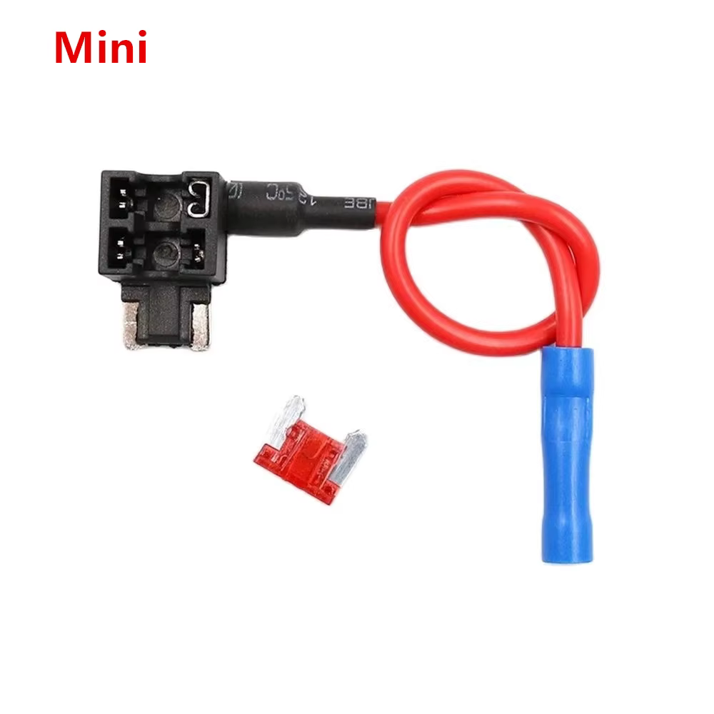 Porte-fusible 12V, adaptateur de robinet de circuit supplémentaire Micro2 Mini petit fusible automatique à lame ATM APM Standard avec support avec fusible de voiture à lame 10A