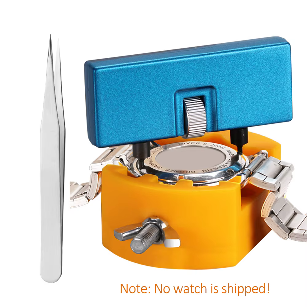 Kit d'outils de remplacement de batterie de montre, clé de montre, dissolvant arrière pour rotation, couvercle de montre ouvert, ensemble d'ouvreur de boîtier de montre