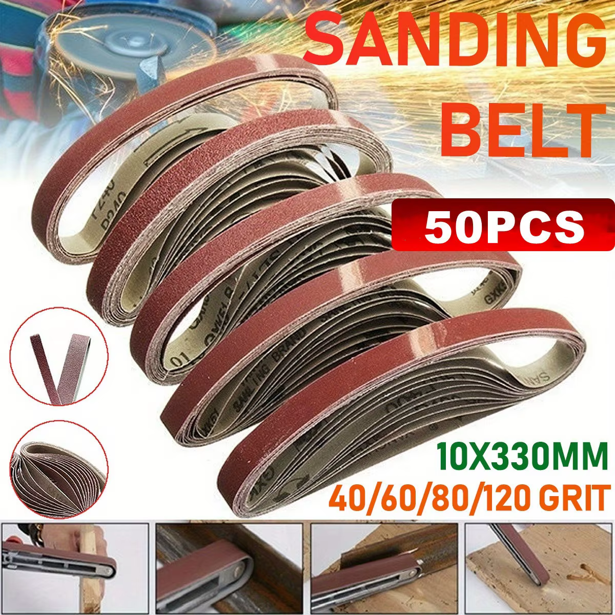 Bande abrasive pour ponceuse à bande