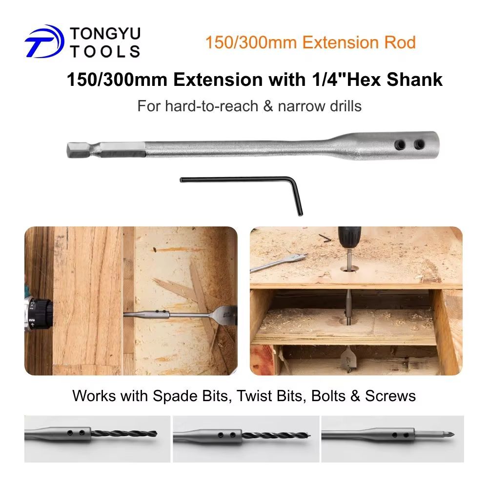 Tige d'extension pour foret 150/300 mm