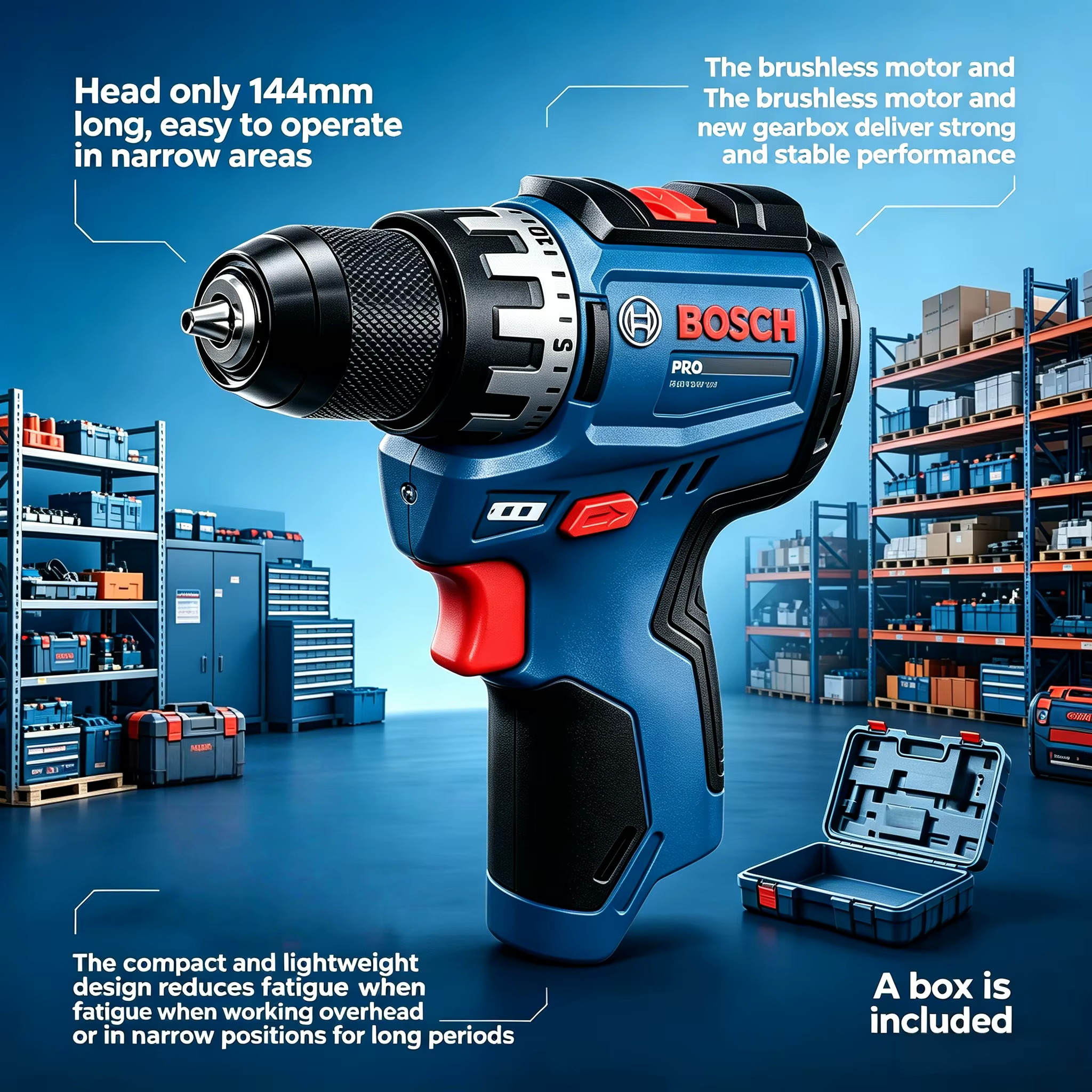 Perceuse-visseuse sans fil BOSCH GSR12V-31 12V