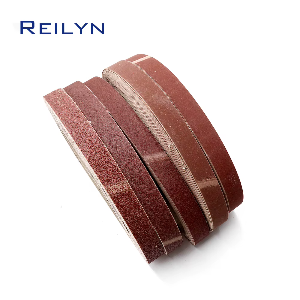 10 pièces bandes abrasives 760x25mm papier de verre bande Abrasive 40/60/80/120/180/240/320/400 grain pour ponceuse
