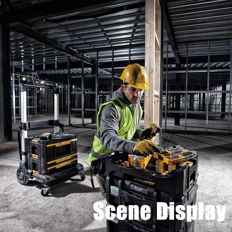 DEWALT DT70716-QZ système TSTAK outil électrique accessoires boîte empilable amovible Portable stockage en plastique mallette à outils de transport