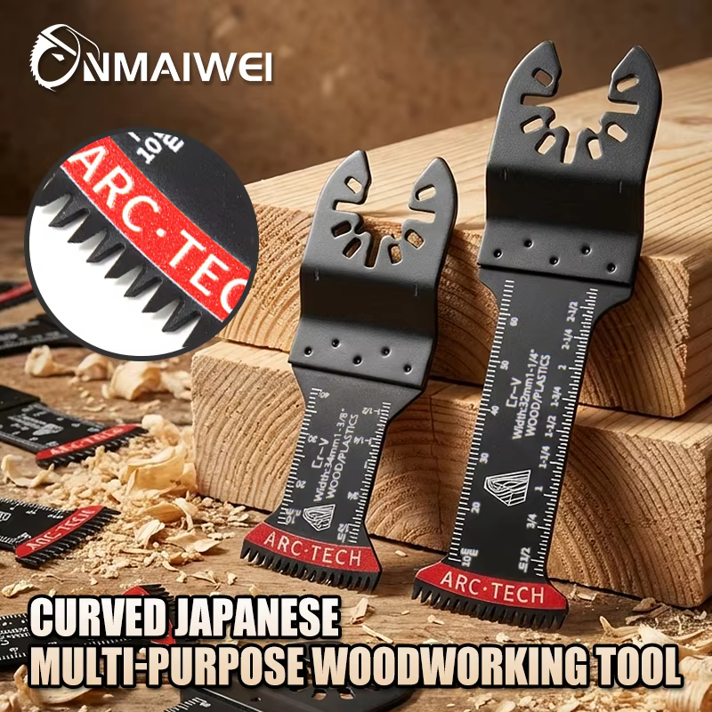 Lames oscillantes multi-outils à dents japonaises