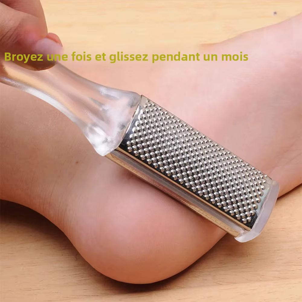 Râpe à pieds exfoliante pour éliminer les peaux mortes, lime à pieds multi-faces, outils de pédicure, pierre ponce pour les pieds