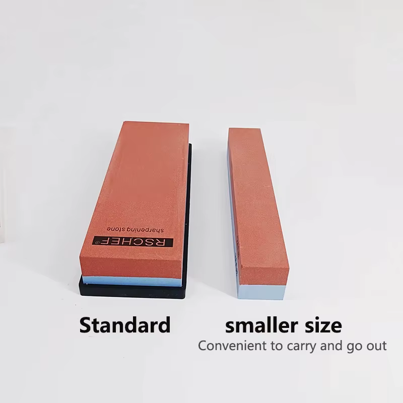 RSCHEF 2026 Nouvelle Pierre à Aiguiser Double Face de Petite Taille Facile à Transporter Outil d'Aiguisage Portable pour Couteaux de Cuisine et Voyages en Camping