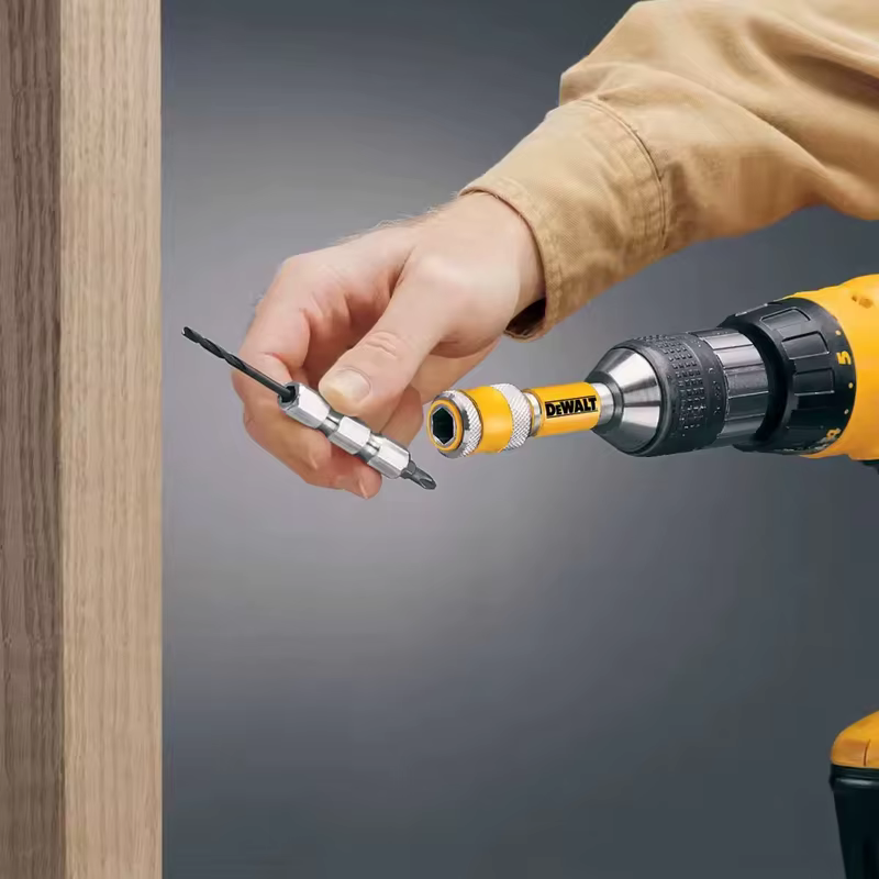 DEWALT DW2730 8 pièces Kit d'entraînement de forage avec boîte étanche à l'humidité charpentier