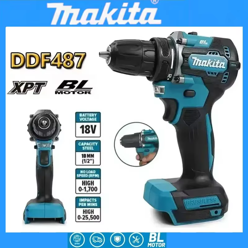 Perceuse électrique sans fil Makita DDF487 18V