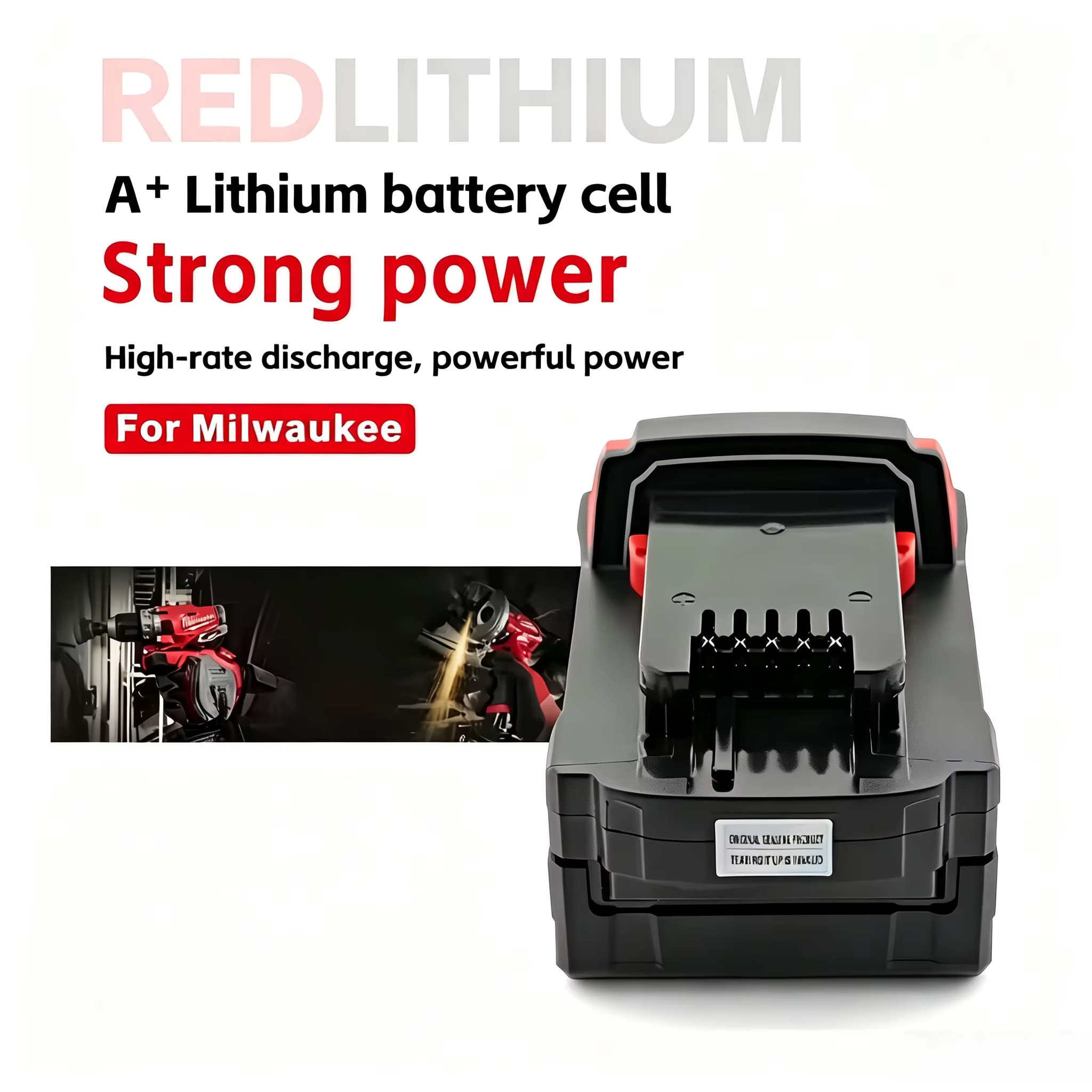Nouvelle batterie pour outil électrique 18V 5.0/6.0/9.0Ah