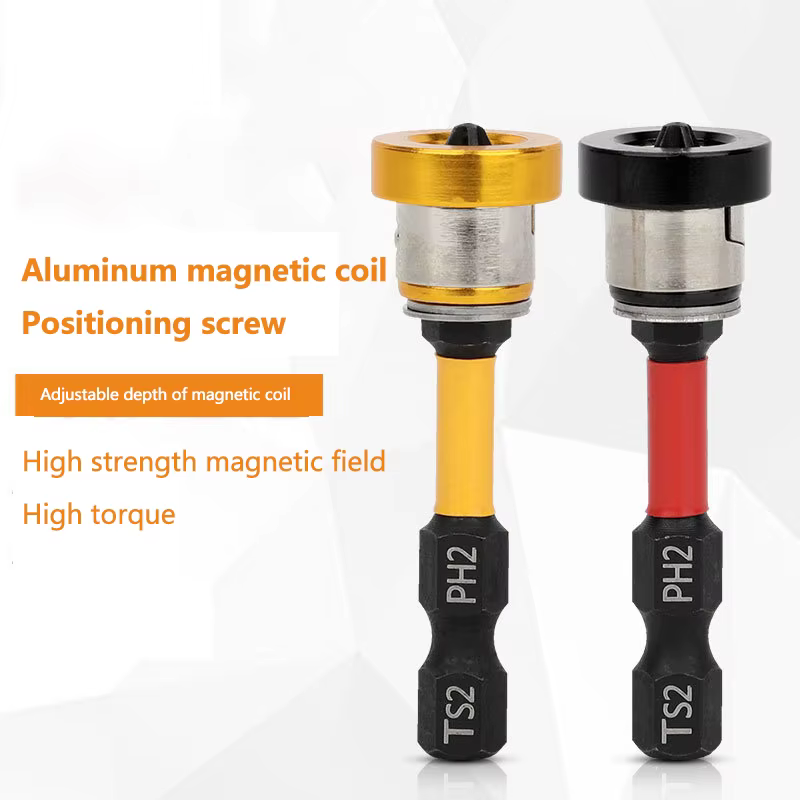 Embouts de tournevis de positionnement de 50mm, embouts de vis pour cloisons sèches, plaques de plâtre, vis de localisation de têtes de lot, outils de perçage