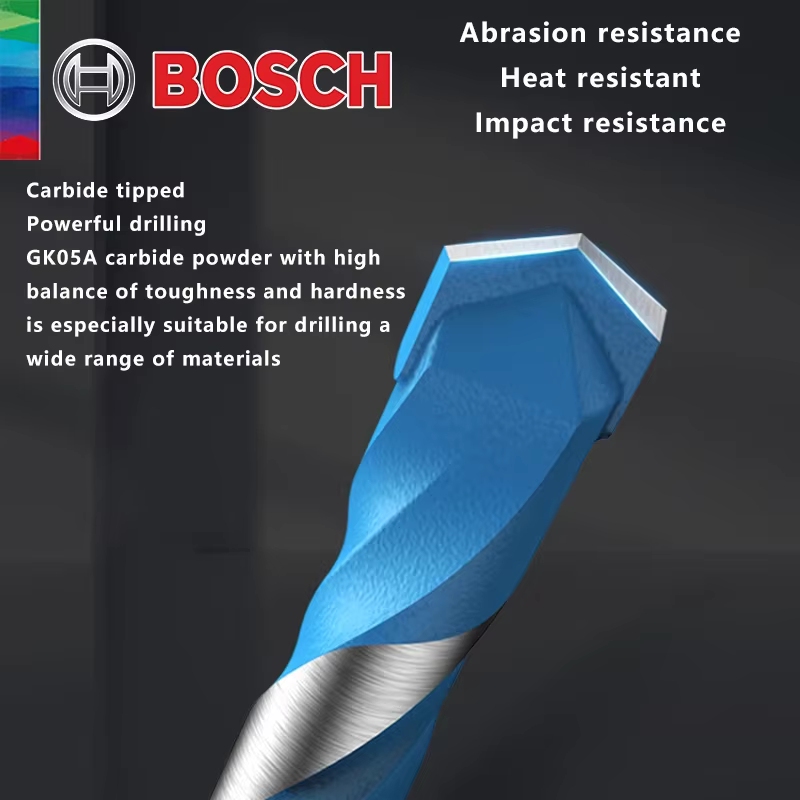 Forets hexagonaux Bosch 4/5/6/6/8mm 5 pièces pour carrelage