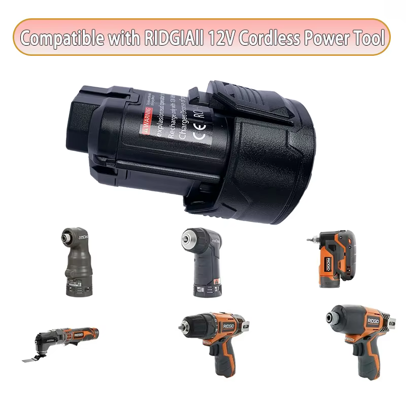 Compatible avec la batterie au lithium Ridgid 12V 3500mAh