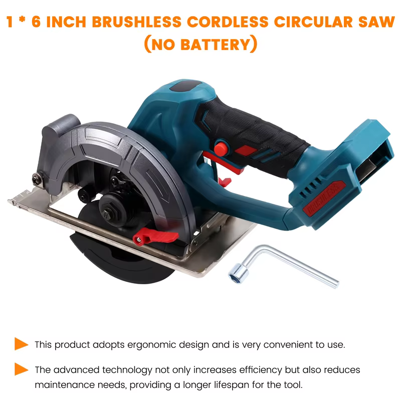 Scie circulaire sans fil ABGE-6 pouces