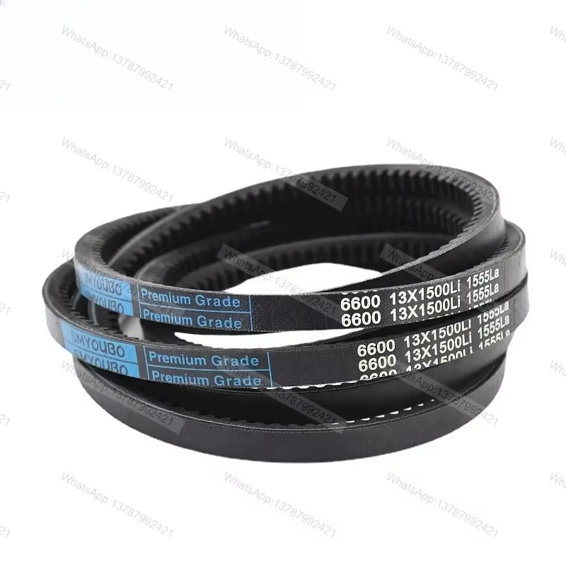 Courroie trapézoïdale dentée 13X500Li 13X510 13X530 13X560 13X580 13X600Li 13X610 13X620 13X630 13X650 pour convoyeur