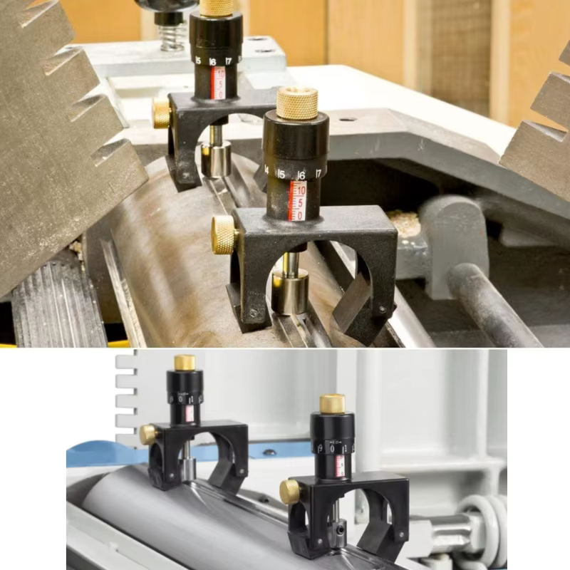 Gabarit de réglage Vernier de lame de couteau de jonction de raboteuse magnétique réglable de rabotage de Table de