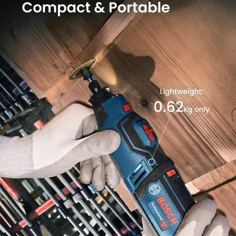 Meuleuse droite rechargeable portable BOSCH GRO12V-35