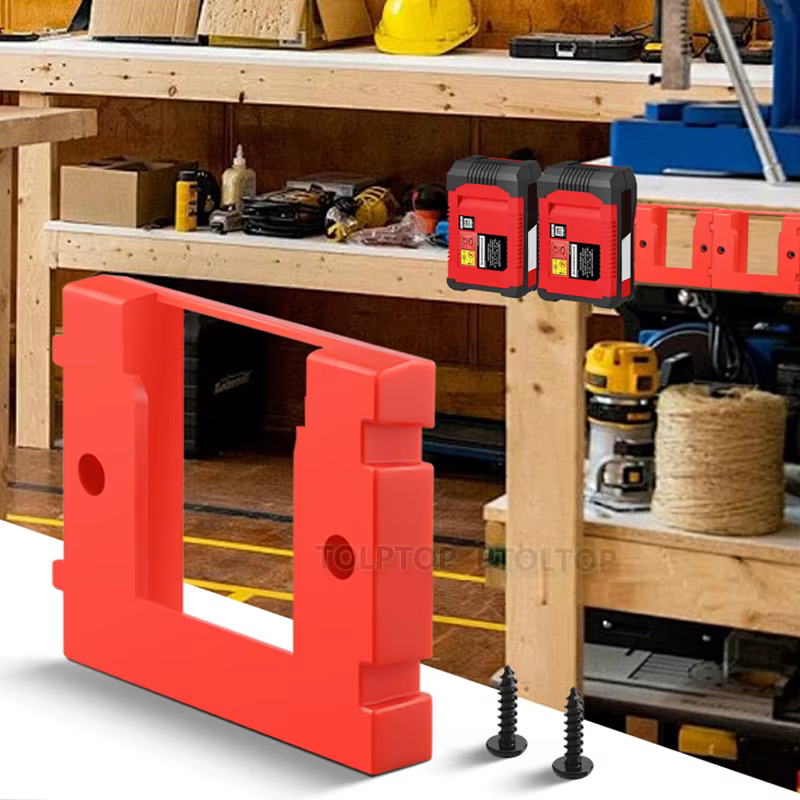 Nouveau 1-6 pièces support de batterie support mural support de batterie pour Einhell puissance x-change support pour outil électrique support accessoires de fixation