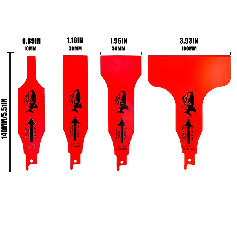 Lames de grattoir de scie alternative 4 pièces
