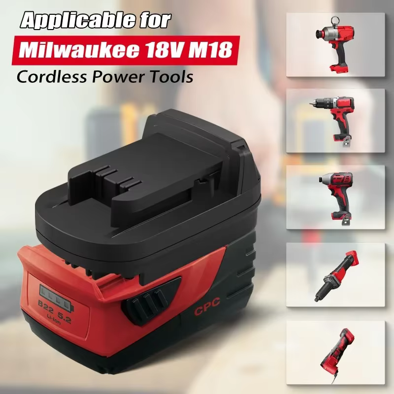 Adaptateur de batterie HLT22MIL convertit