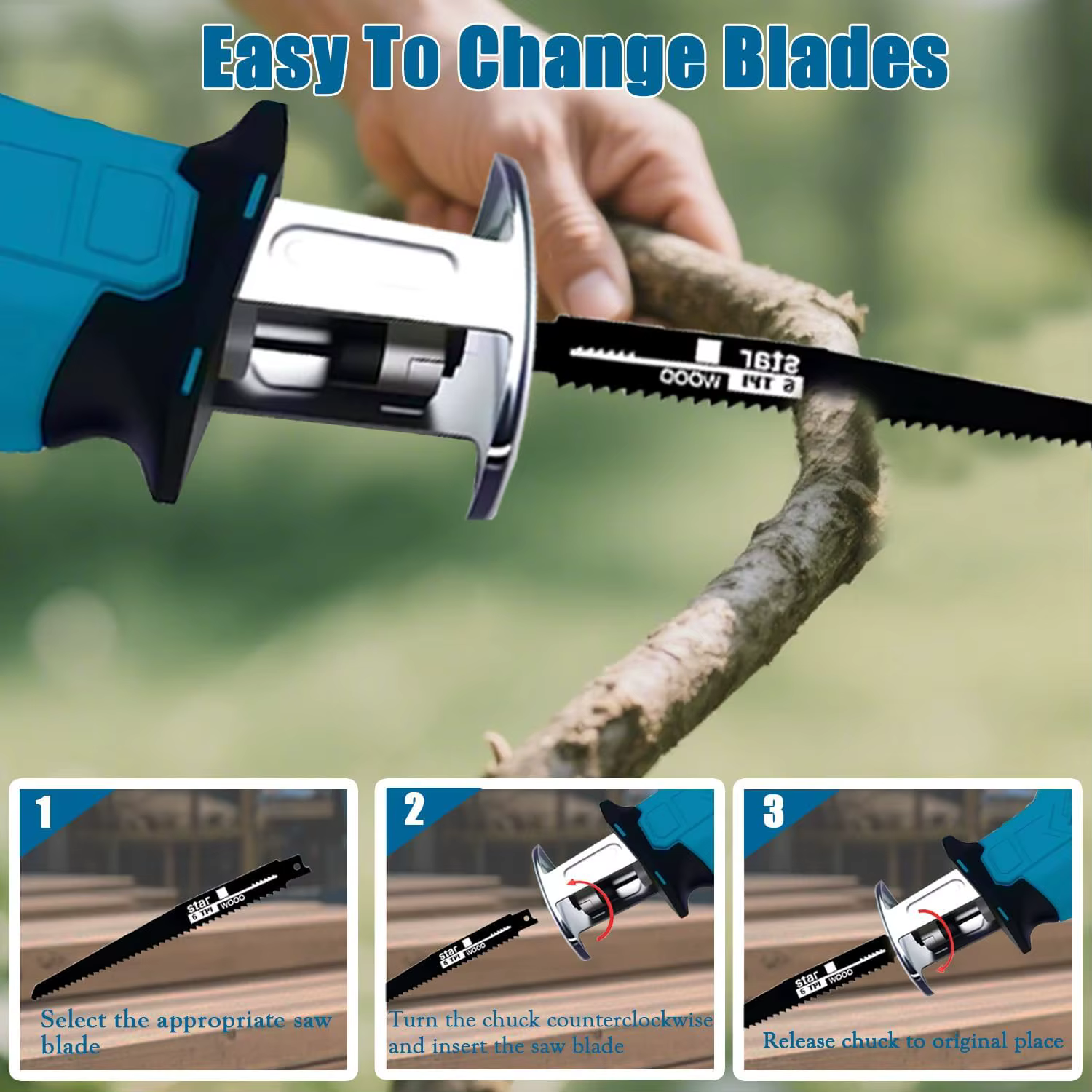 Makita – scie alternative électrique