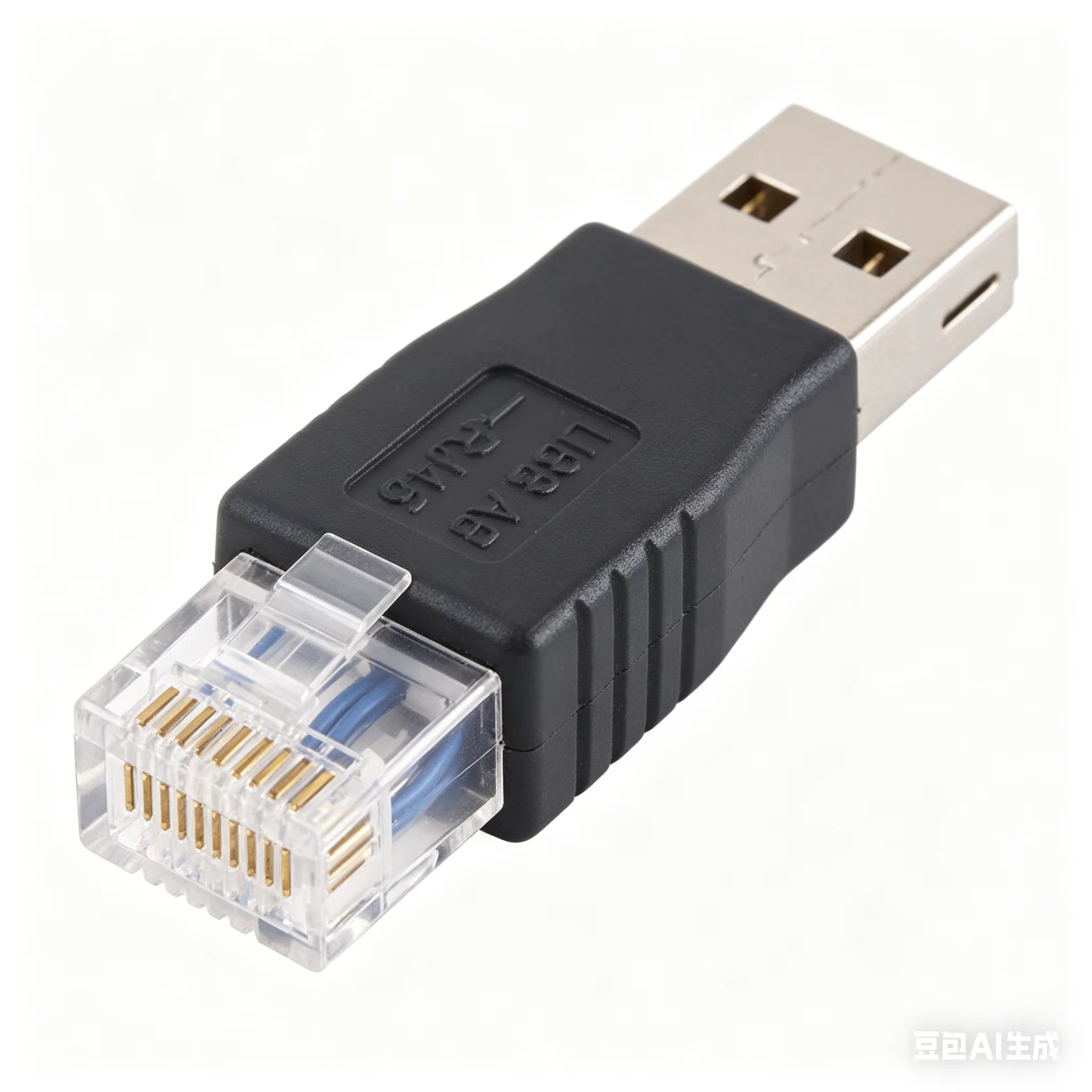 Adaptateur Usb femelle Rj45 mâle, connecteur Usb femelle vers Rj45 mâle, interface réseau 8P4C, adaptateur mère Usb2.0