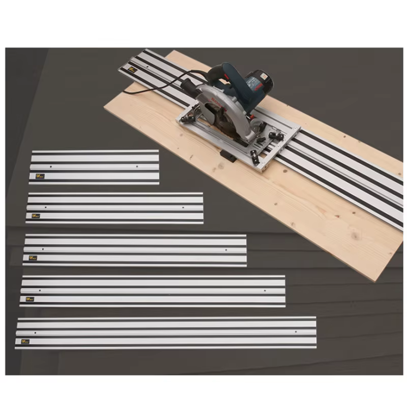 Rail de guidage à double couche pour scie circulaire électrique