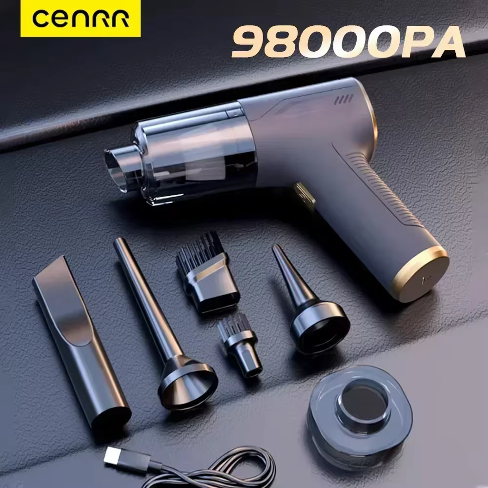 CENRR 98000PA puissant Mini aspirateur de voiture sans fil nettoyeur