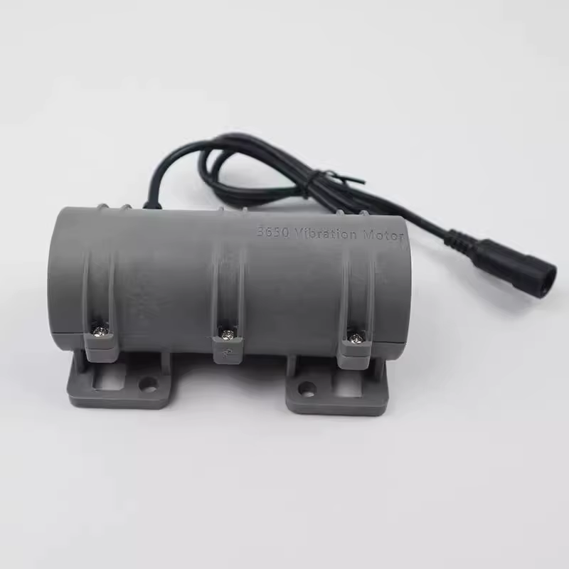 Mini moteur vibrant Portable 12V/24V 3800 tr/min 10W pour systèmes d'avertissement lit de Massage vibrateur de régulation de vitesse (avec alimentation)